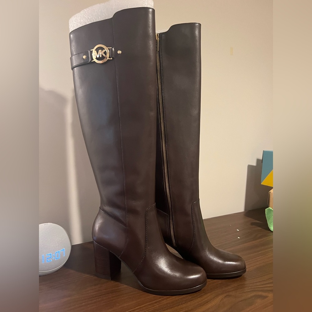 Michael Kors Chocolate  Knee High Boots